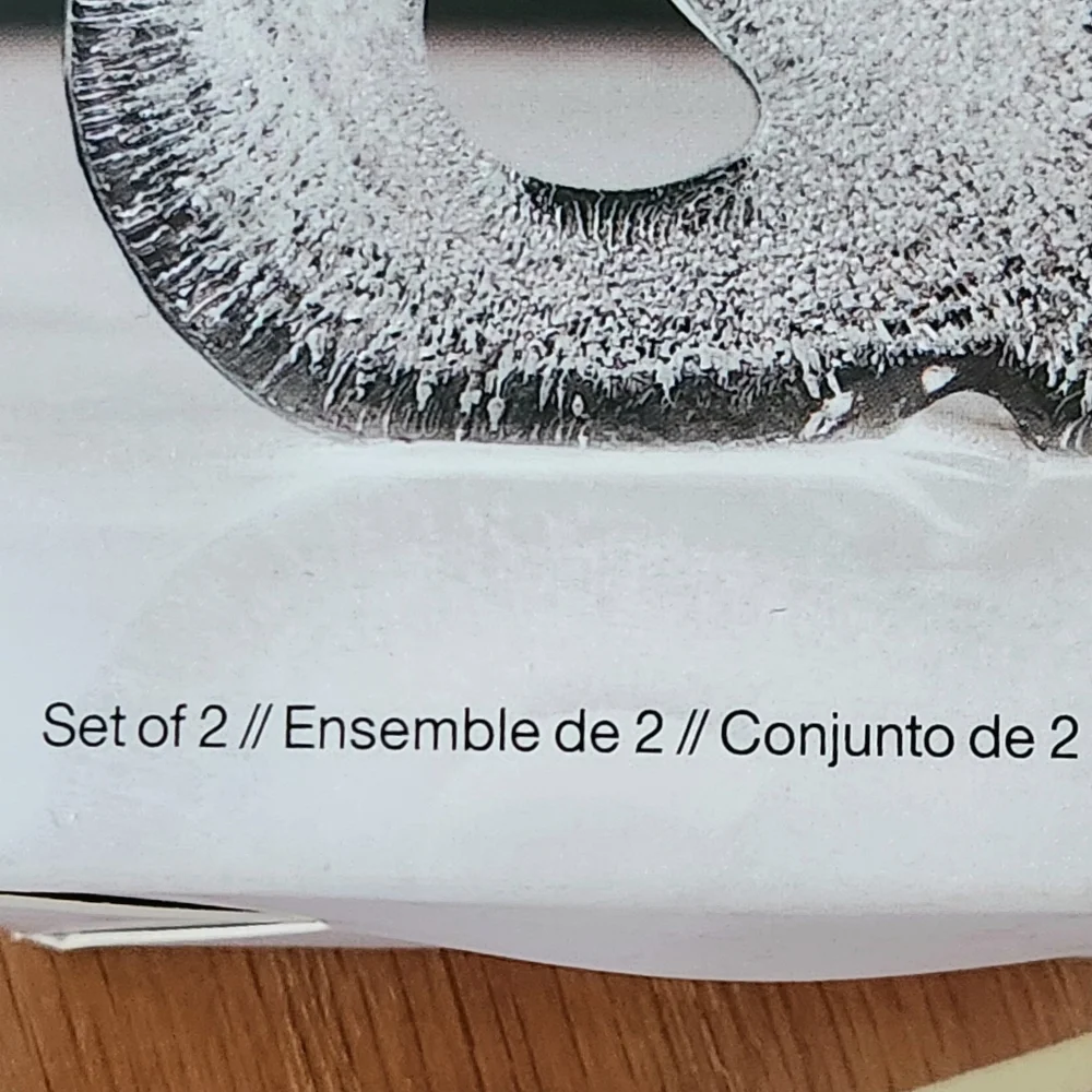 NIB Crate&Barrel Ampersand Ice Molds 2 Ice Complete Molds